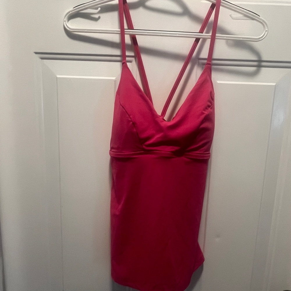 Athleta Pink Tankini Top
